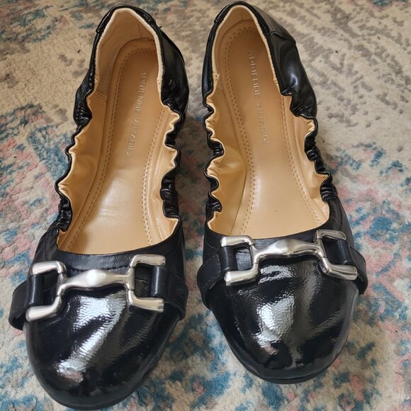 Adrienne Vittadini Cadeeno Round Ballet Flats - Picture 3 of 5